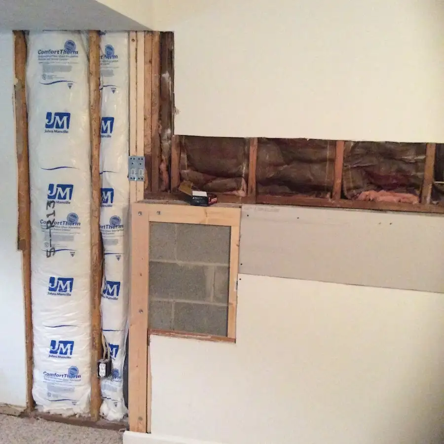 Wall insulation replacement during Odor Removal & Deodorization in Hutchinson